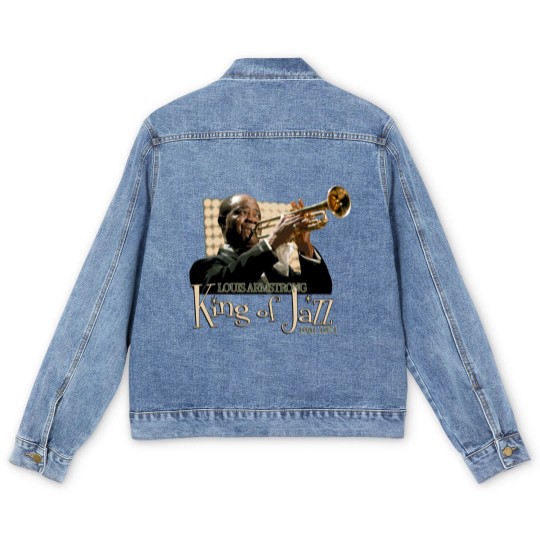 Discover Louis Armstrong, King of Jazz - Louis Armstrong - Men's Denim Jackets