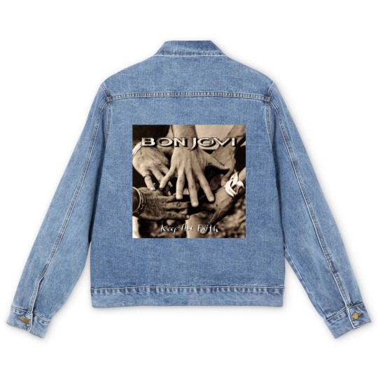 Discover bon jovi keep the faith Men's Denim Jackets