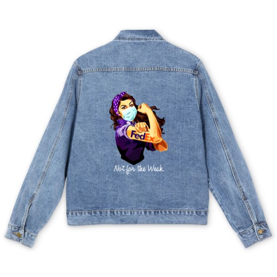 Discover Fedex Not For The Weak Men's Denim Jackets