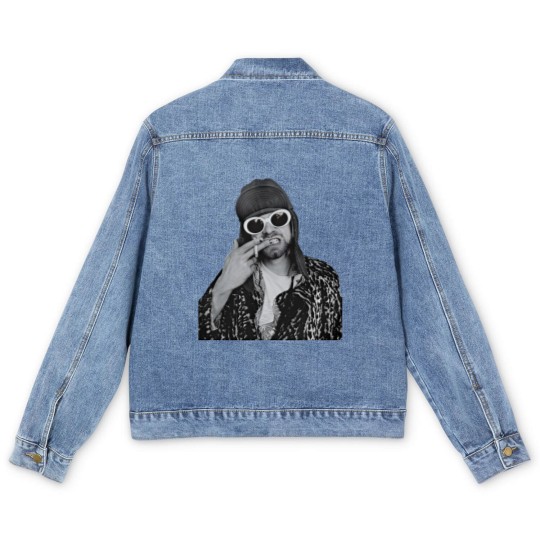 Discover Kurt Cobain Men's Denim Jackets,  Art Men's Denim Jackets, Kurt Cobain