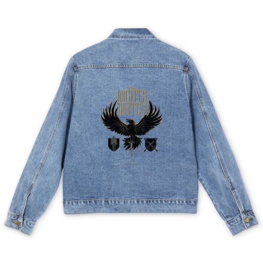 Discover Game Of Thrones The Nights Watch Black Men's Denim Jackets