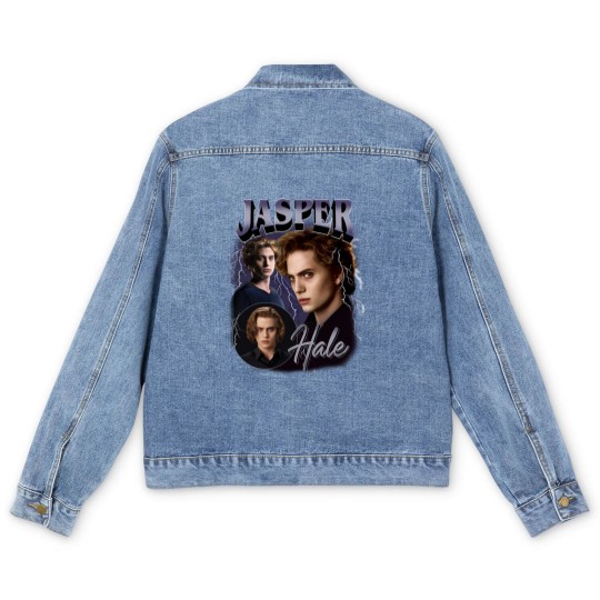 Discover Jasper Hale Men's Denim Jackets, Jasper Hale Men's Denim Jackets, Vintage Jasper Hale Twilight saga Men's Denim Jackets