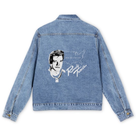 Discover Randy Travis Back to Country 80s Tour Size Medium Men's Denim Jackets