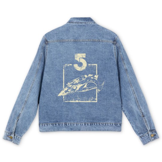 Discover B5 White Star - Babylon 5 - Men's Denim Jackets