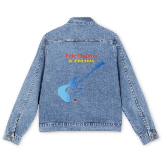 Discover Vintage Eric Clapton Joe Cocker ZZ Top 1993 Men's Denim Jackets