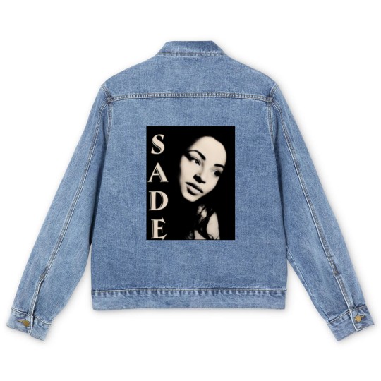 Discover Color Sade Adu Gift fans Men's Denim Jackets, Pop Music Sade Men's Denim Jackets, Sade music Album Men's Denim Jackets