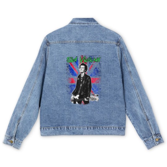 Discover SID VICIOUS - Cool / Rock / Punk / Punk Rock Men's Denim Jackets