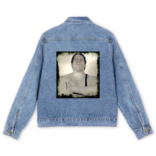 Discover GIANT! - Andre The Giant - Men's Denim Jackets