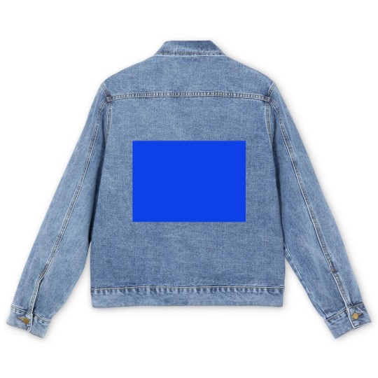 Discover "Blue Square" design Men's Denim Jackets