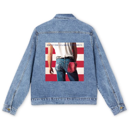 Discover ljlkjoi987>>bruce springsteen, bruce springsteen Men's Denim Jackets