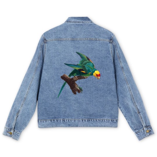 Discover Carolina parakeet Men's Denim Jackets