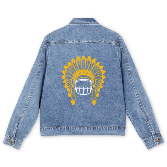 Discover Chiefs Headdress - Men's Denim Jackets