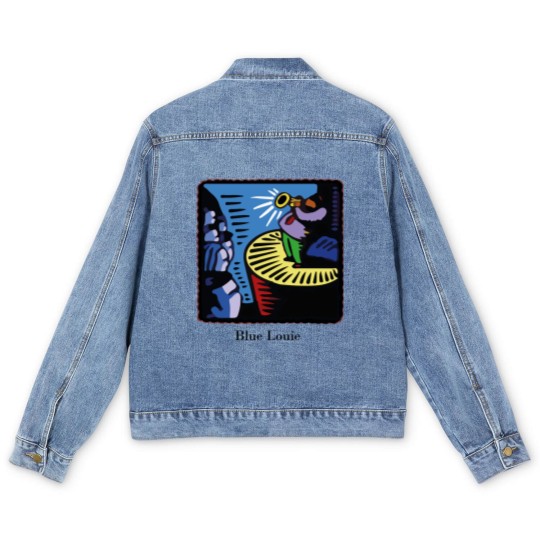 Discover Chandler Blue Louie Men's Denim Jackets