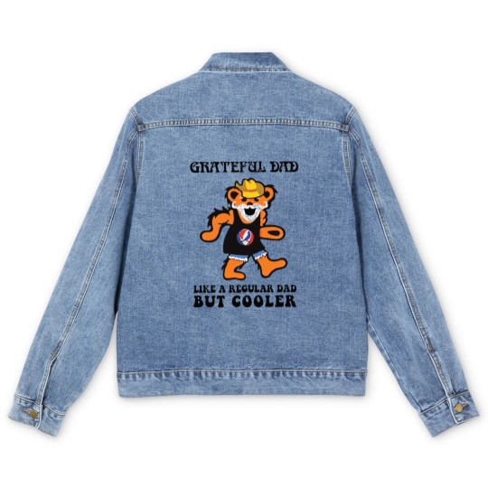 Discover Grateful Dad Like a Regular Dad Men's Denim Jackets
