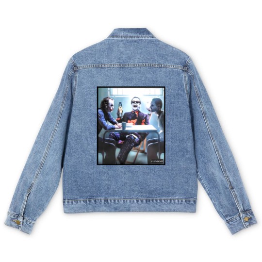 Discover Joker Evolution Heith Ledger Jack Nicholson Jared Leto Men's Denim Jackets