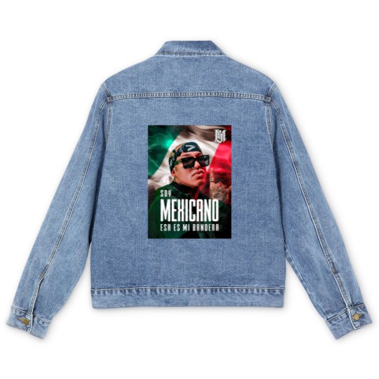 Discover playera lefty sm mexican soy mexicano esa es mi bandera t Men's Denim Jackets