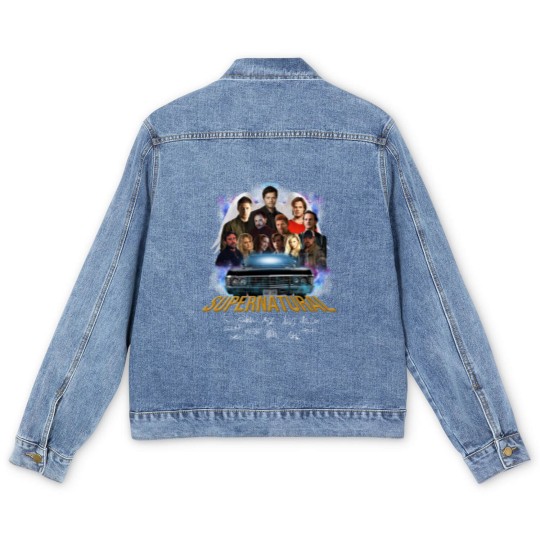 Discover 15 Seasons of Supernatural - Supernatural - Men's Denim Jackets