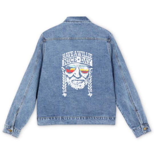 Discover Nelson Willie Nice Day Men's Denim Jackets