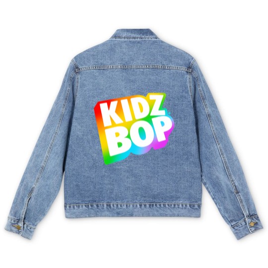 Discover Kidz Bop Rainbow Logo Men's Denim Jackets