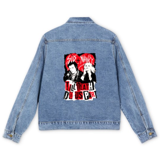 Discover Seditonaries Sid And Nancy Till Death Do Us Part sx Pistols Men's Denim Jackets