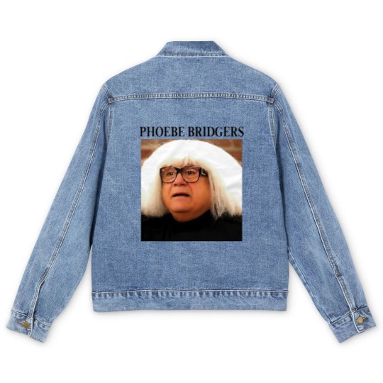 Discover Danny Devito Phoebe Bridgers Men's Denim Jackets, Pheobe Bridgers Danny Devito Men's Denim Jackets