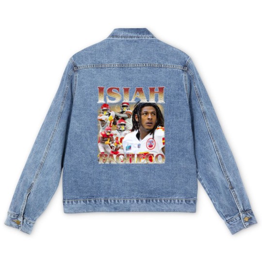 Discover Vintage Isiah Pacheco Vintage 90's Style Men's Denim Jackets