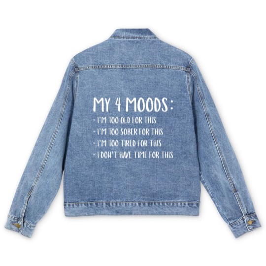 Discover My 4 Moods Men's Denim Jackets