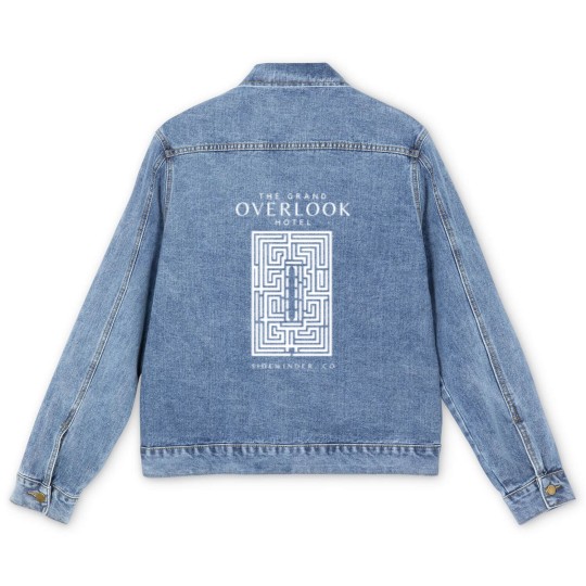Discover The Grand Overlook Hotel Maze Men's Denim Jackets, The Shining Men's Denim Jackets