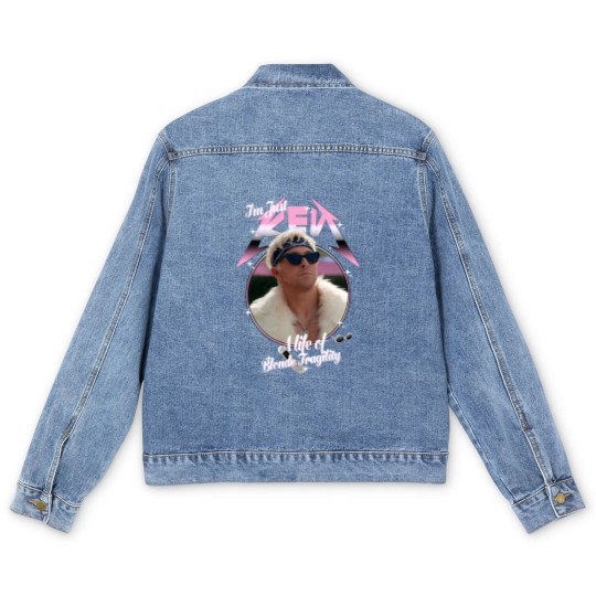 Discover I Am Kenough Barbie Men's Denim Jackets