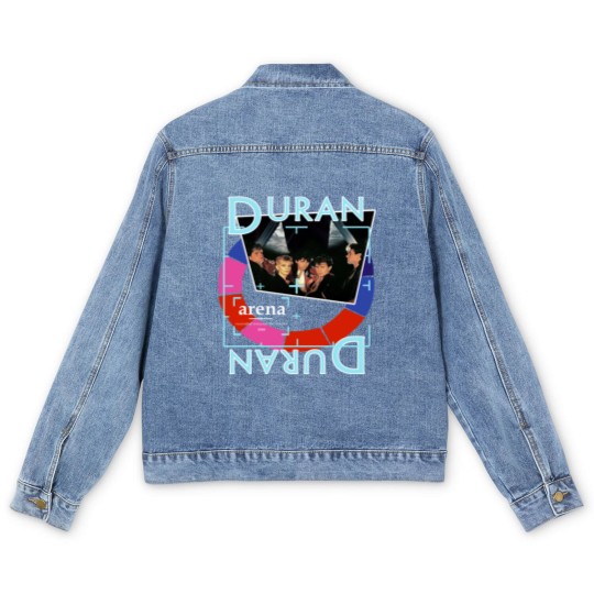 Discover Duran Duran Arena Men's Denim Jackets, Duran Duran Vintage Men's Denim Jackets, 1984 Arena Tour Concert Men's Denim Jackets Men's Denim Jackets