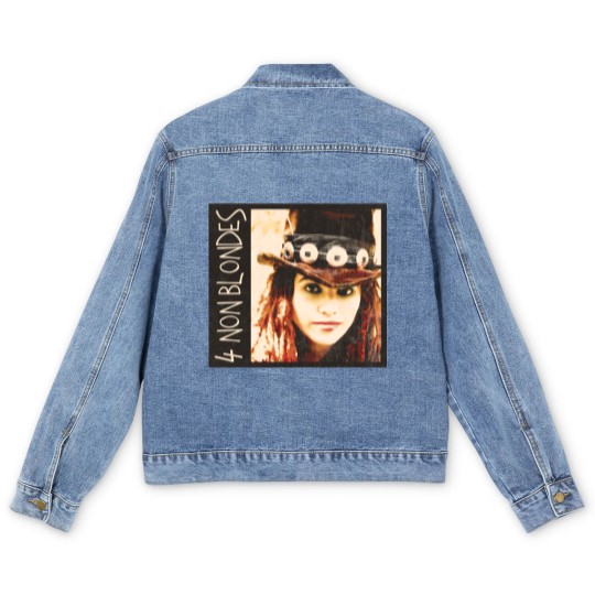 Discover 4 non blondes grunge vintage look alternative rock Men's Denim Jackets design Men's Denim Jackets