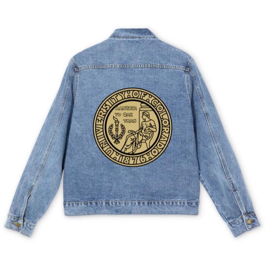 Discover University of Colorado Studies Design Men's Denim Jackets
