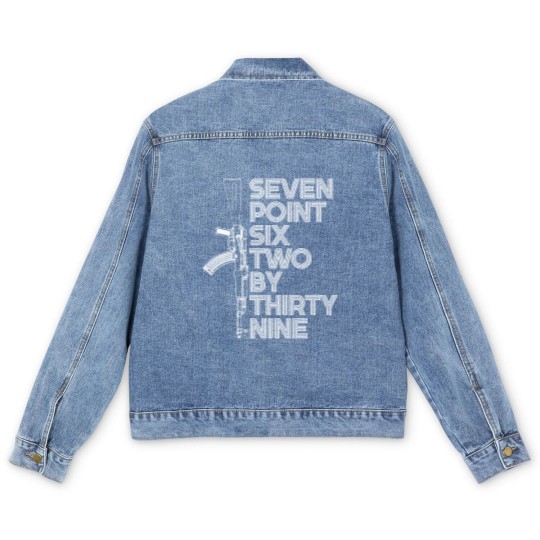 Discover 7.62x39 AK47 - Ak47 - Men's Denim Jackets