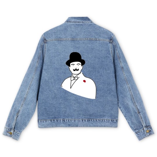 Discover Hercule Poirot Agatha Christie - Hercule Poirot - Men's Denim Jackets