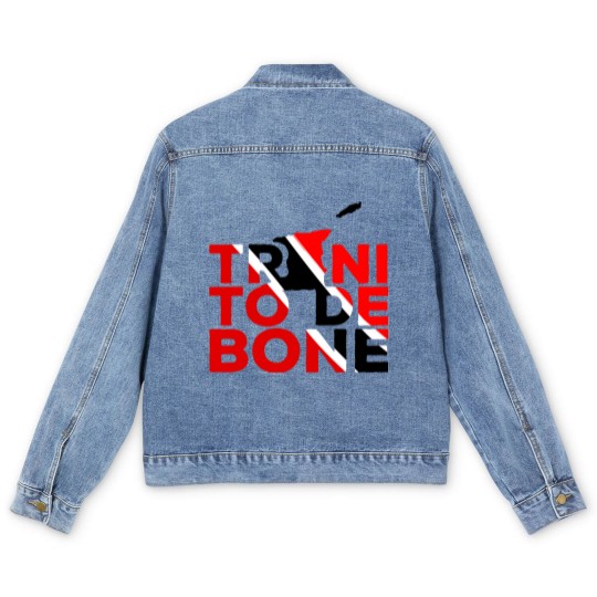 Discover Unapologetically Trini To De Bone - Trini Lives MatterTrinidad And Tobago Culture Men's Denim Jackets
