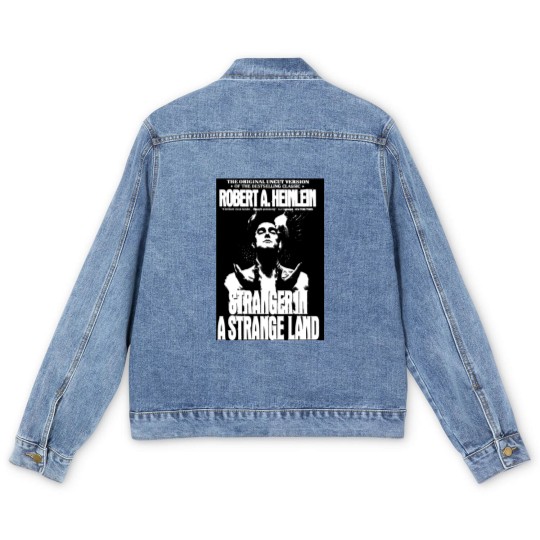 Discover STRANGER IN A STRANGE LAND- ROBERT HEINLEIN Men's Denim Jackets
