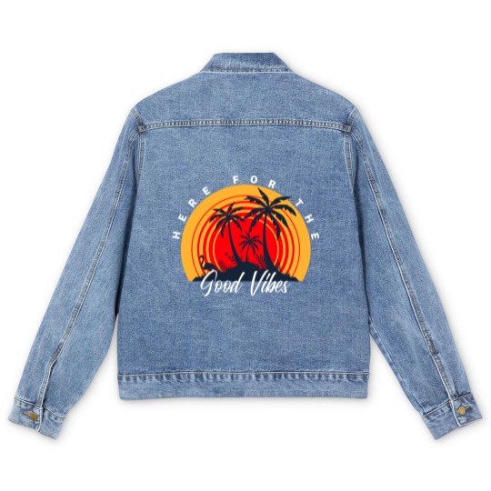 Discover Here For The Good V - Good V - Men's Denim Jackets