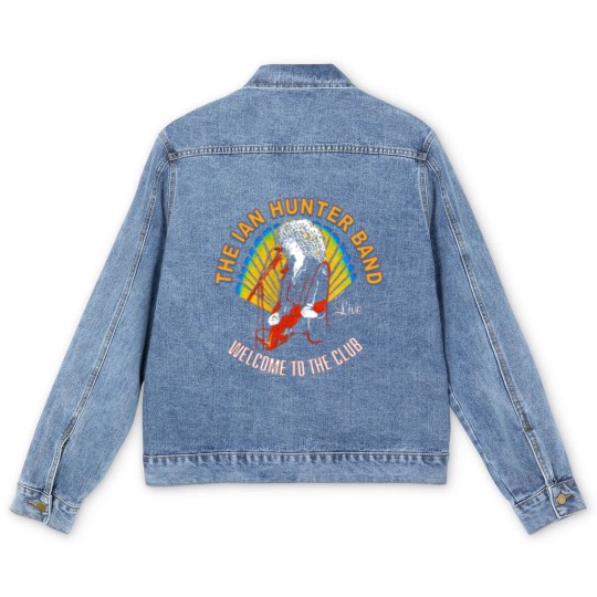 Discover Vtg 1980 Ian Hunter Band Concert Men's Denim Jackets