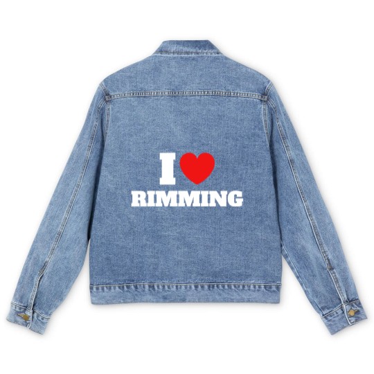 Discover I LOVE RIMMING Men's Denim Jackets