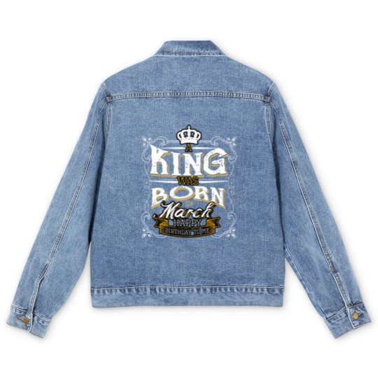 Discover Birthday March King Men's Denim Jackets