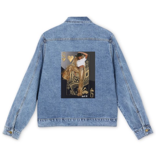 Discover Queen Beyonce ACT 2 2024 album Texas Hold 'Em country Men's Denim Jackets