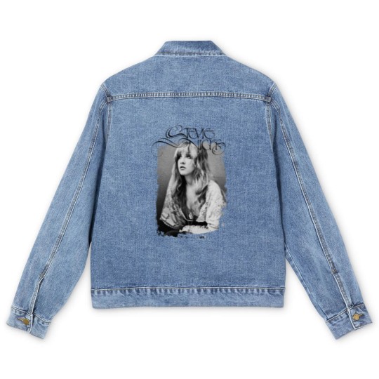 Discover Stevie Nicks Fleetwood Mac 1970's Rock N Roll Band Concert Men's Denim Jackets