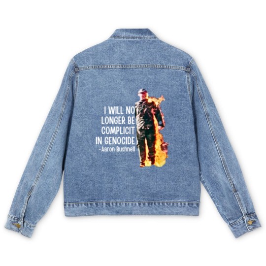 Discover Aaron Bushnell, Us airman - Aaron Bushnell Men's Denim Jackets