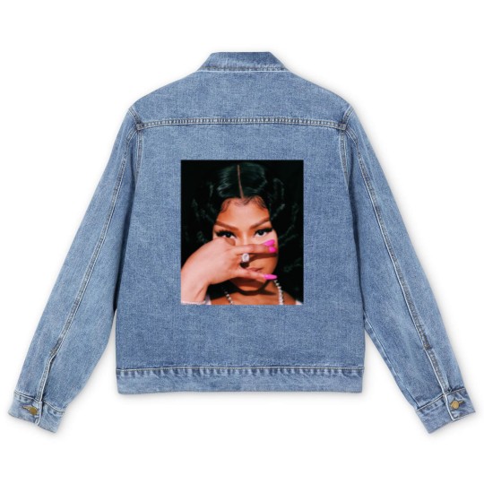 Discover the Nicki Minaj Graphic Unisex Men's Denim Jackets, Men's Denim Jackets