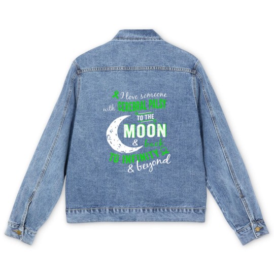 Discover Cerebral Palsy - Cerebral Palsy Awareness Men's Denim Jackets