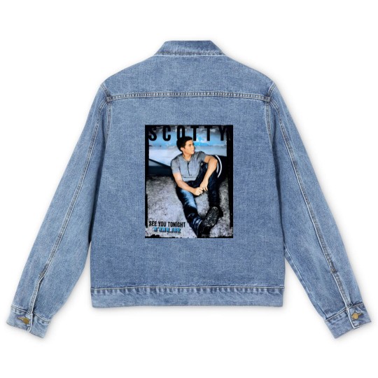 Discover Scotty McCreery See You Tonight Men's Denim Jackets Scotty McCreery Men's Denim Jackets