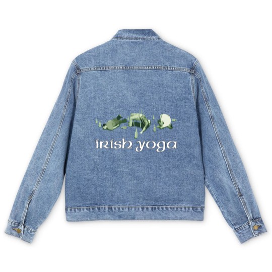 Discover Men's Irish Yoga Men's Denim Jackets St Patrick's Day