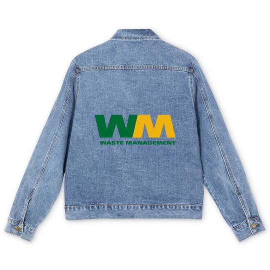 Discover WASTE MANAGEMENT LOGO Men's Denim Jackets