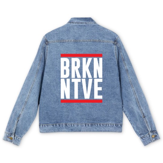 Discover Broken Native - Israel Adesanya The Last Stylebenderr Men's Denim Jackets