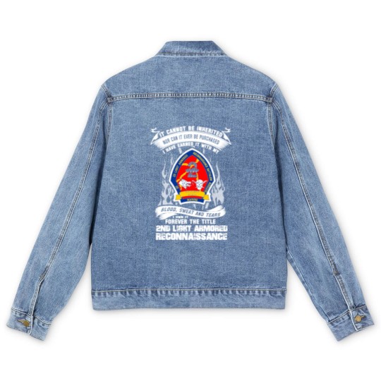 Discover 2nd Light Armored Reconnaissance - Awesome Men's Denim Jackets Men's Denim Jackets